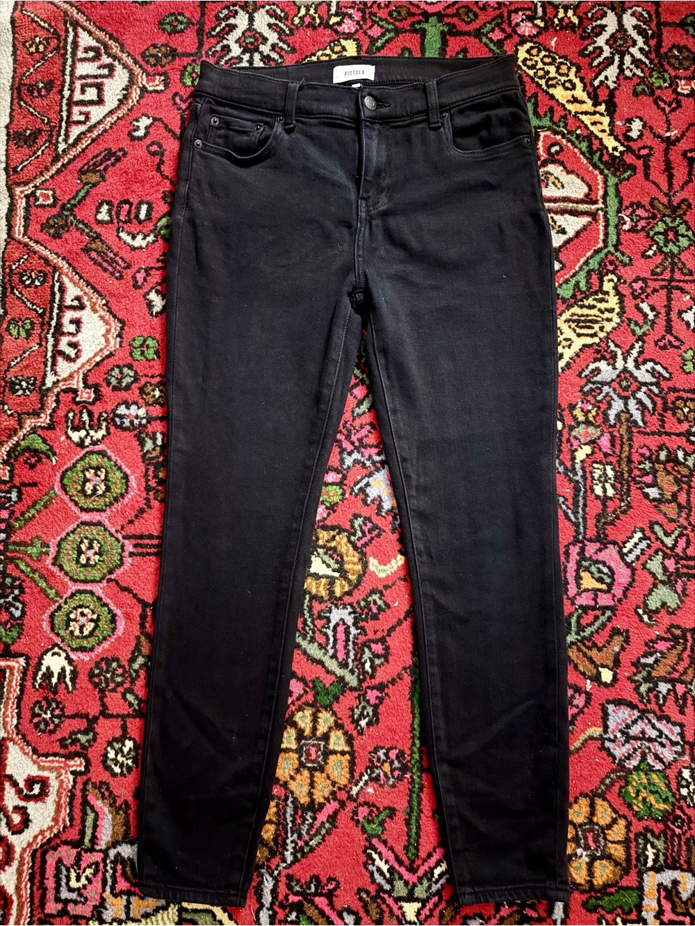 pistola Black High-Rise Skinny Jean — Stretch Denim